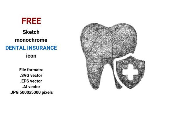 FREE Sketch Dental Insurance Icon